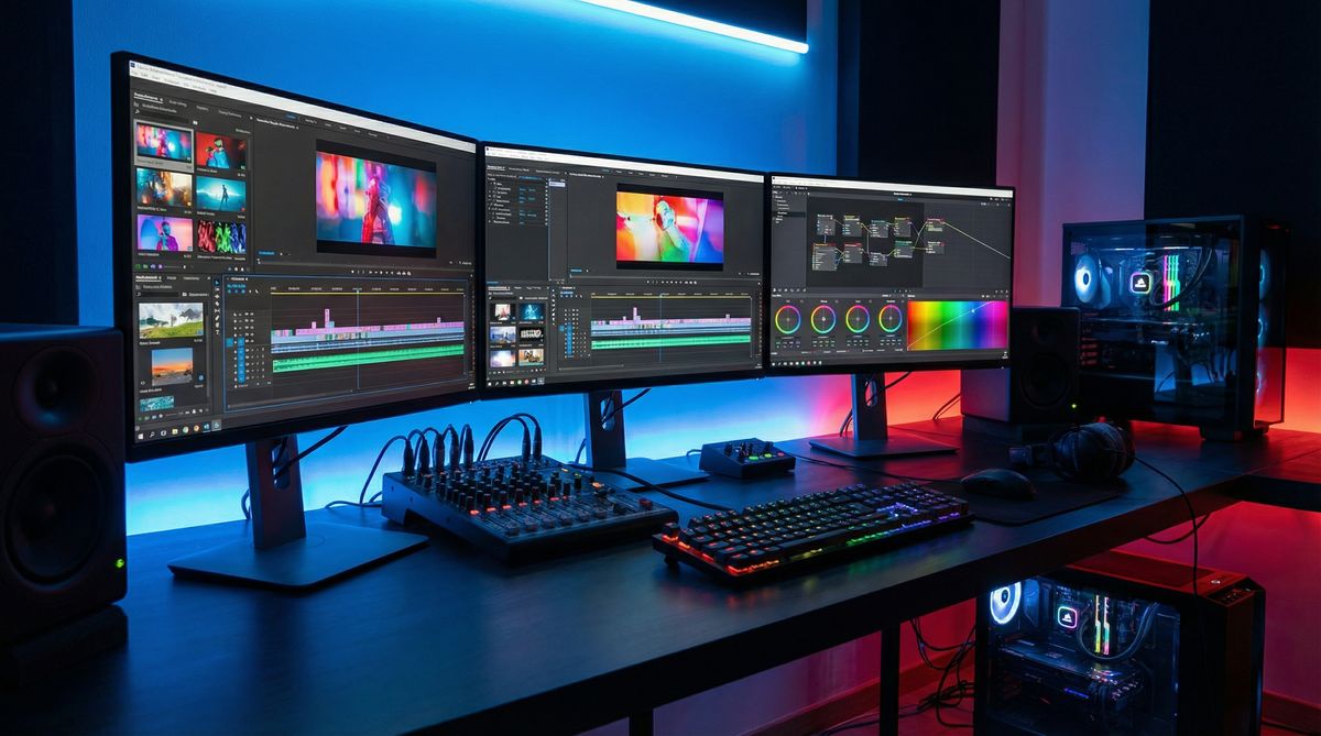 四虎传媒-专业视频剪辑工作台展示